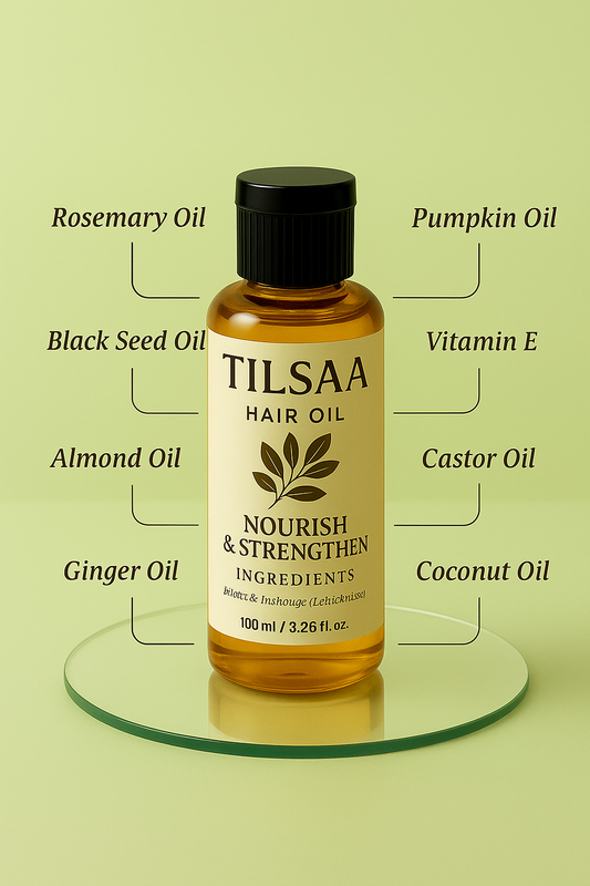 TILSAA Hair Oil – Nourish & Strengthen 100ml