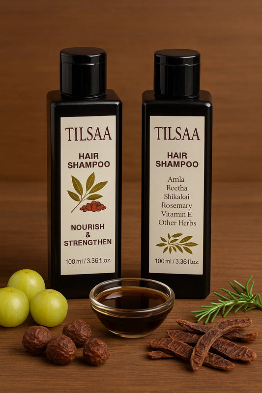 TILSAA Herbal Hair Shampoo – Nourish & Strengthen 150ml