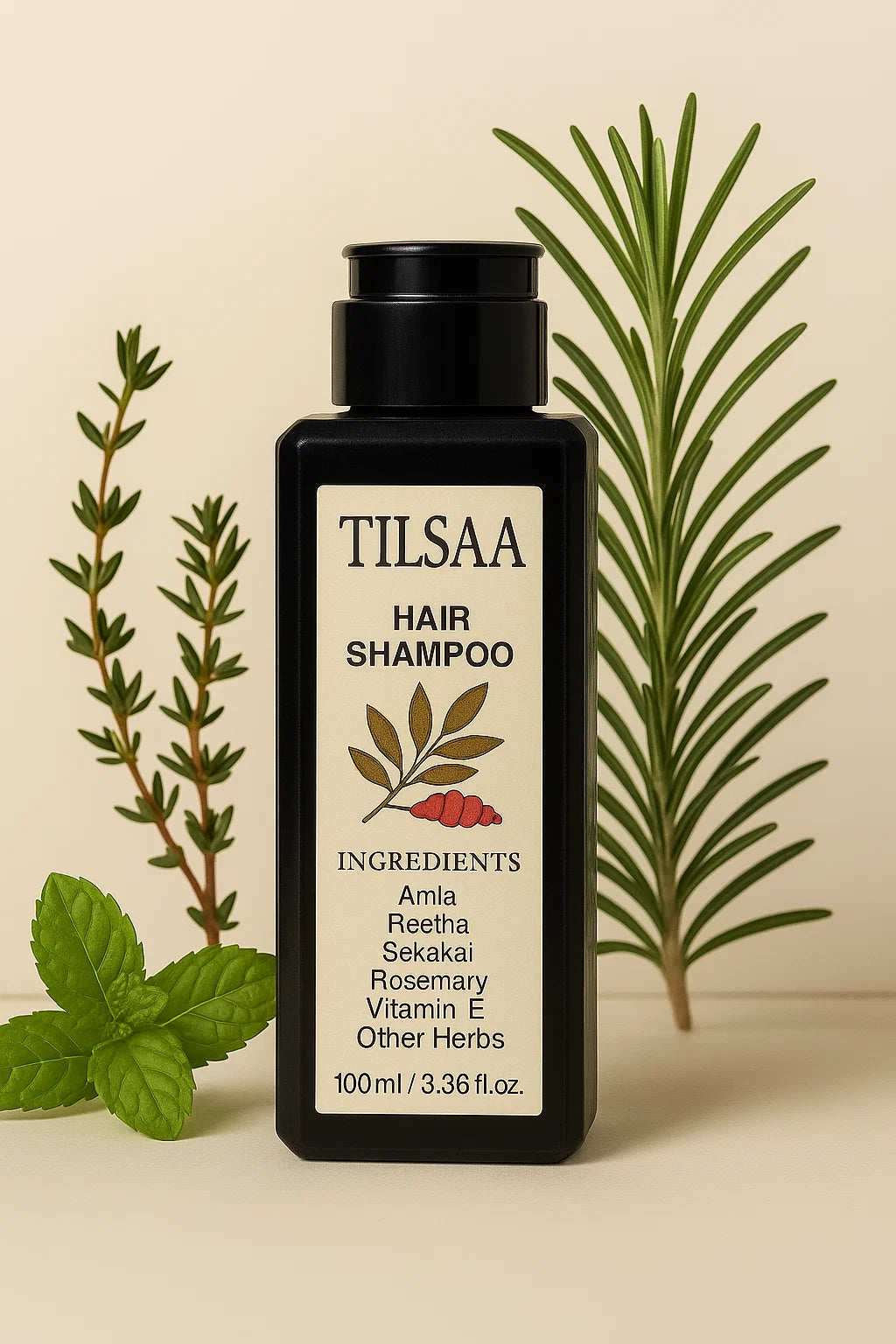TILSAA Herbal Hair Shampoo – Nourish & Strengthen 150ml